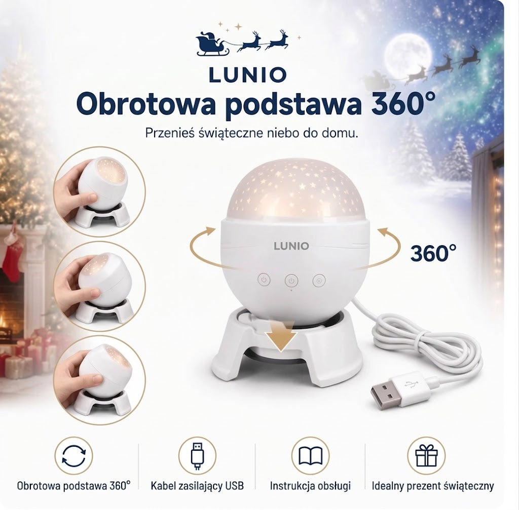 Projektor Świąteczny LUNIO