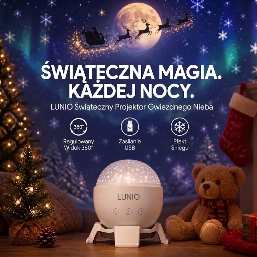 Projektor Świąteczny LUNIO